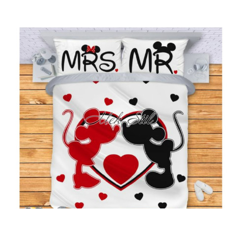 3D спално бельо Mrs&Mr